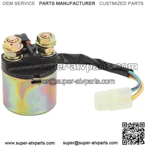Rel?? de solenoide de arranque de ATV, metal 35850?HM7?000 Piezas de UTV Ligero Durable Ajuste perfecto para reparaci??n Reemplazo para 700 DELUXE 2017