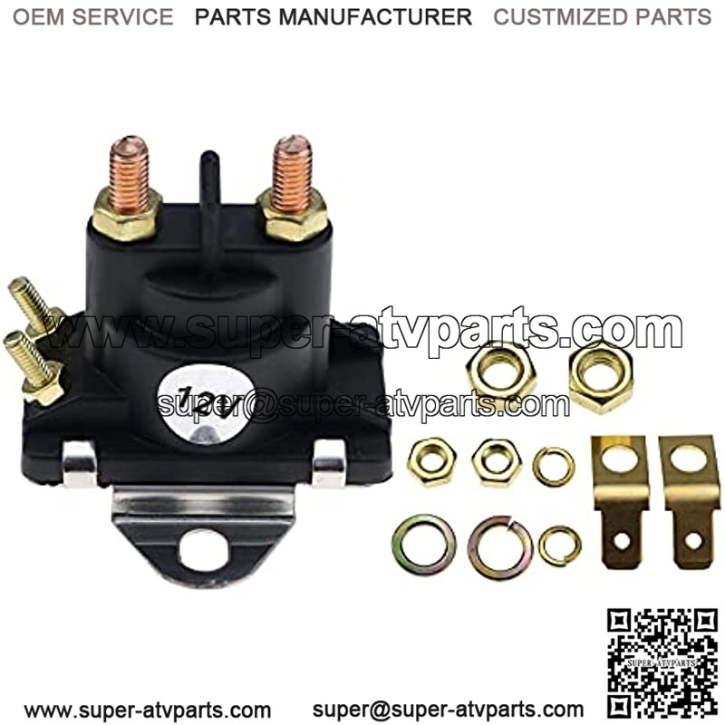 12V Starter/Power Trim Solenoid 96158T 89-818864T 89-846070 89-94318 89-96158 89-96158T 89818864T 89846070 8994318 8996158 8996158T for Mercury Mariner Outboard Motors 35-275 HP Sierra 18-5817 - Image 3
