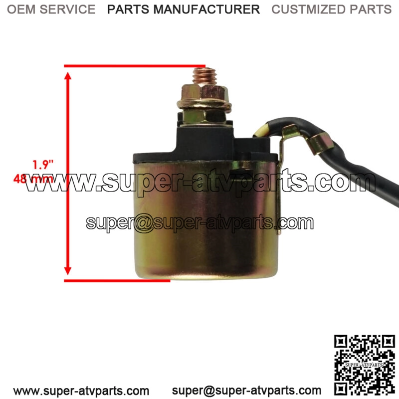 12V Starter Relay Solenoid Switch For Honda 35850-HP6-A01 35850HP6A01 - Image 2