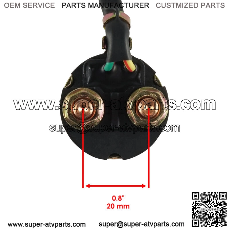 12V Starter Relay Solenoid Switch For Honda 35850-HP6-A01 35850HP6A01 - Image 3