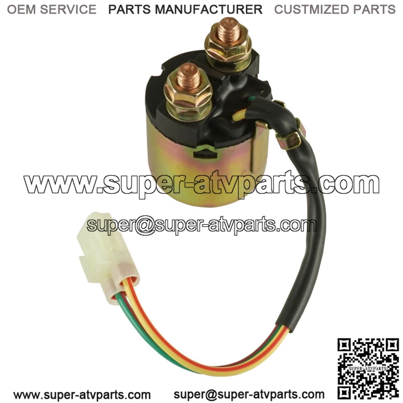 12V Starter Relay Solenoid Switch For Honda 35850-HP6-A01 35850HP6A01 - Image 4