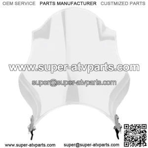 Parabrisas para Motocicleta Deflector de Viento para Motocicleta Protecci??n Claro parabrisas de motocicleta