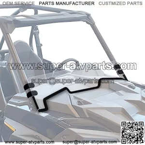 RZR XP 1000 Half Windshield, StarknightMT Scratch-Resistant RZR Windshield Compatible with Polaris RZR XP 1000/4 1000/XP Turbo/4 Turbo 2019 2020 2021 2022 2023 Anti-UV RZR 1000 Window