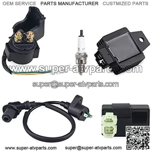 Ignition Coil CDI Box Kit for GY6 150cc Compatible with Roketa Tomberlin Crossfire 150R Fox Carbide Dazon Raider 150CC Go Kart Scooter