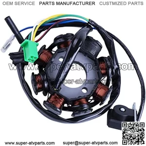 Ignition Stator Magneto DC 8 Pole 5 Wire Coil For GY6 49cc -180cc engine Scooter Moped ATV Sunl Roketa Dune Buggy Go Kart