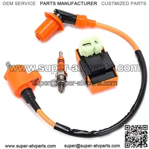 Ignition Coil, Reliable CDI Box Improve Combustion Efficiency for ATV Moped Scooters Replacement for GY6 50cc?150cc