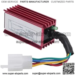 5?Pin Ignition CDI Unit Module CDI Ignition Box Coil Fit for 110CC 125CC 140CC PIT PRO Trail Dirt Quad Bike ATV Dune RED