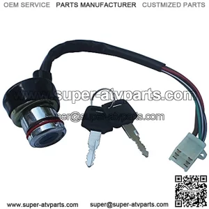 6-Wires Key Ignition Switch for Kazuma Meerkat 50CC Falcon 90CC 110CC 125cc RedCat ATV Quad