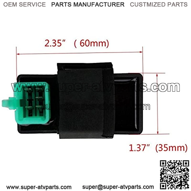 Wire Loom CDI Ignition Coil Kill switch for 50cc 110cc 125cc Dirt Pit Bike ATV - Image 2