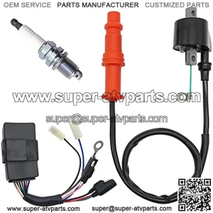 M MATI Bobina de encendido y buj??a y CDI para Polaris Sportsman 500 Big Boss 500 Ranger 500 3085227 3070175 3085639