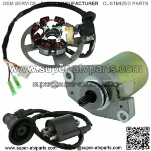 Stator for Polaris Scrambler 50 Starter Ignition Coil 2001 2002 2003 Atv New