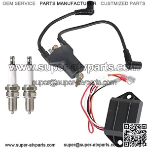 Golf Cart Ignition Coil CDI Ignitor Replacement for EZGO Gas 4 Cycle 1991-2002