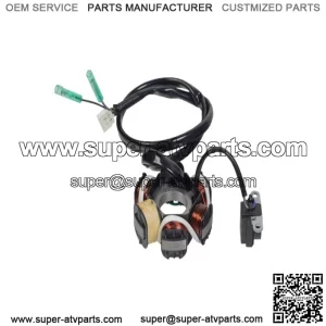 6 Coil Magneto Stator with 3+2 Wiring Connector for 50cc, 125cc, & 150cc GY6 ATVs, Go-Karts, & Scooters