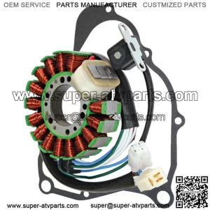 Stator & Gasket for Yamaha Bear Tracker 250 YFM250 2WD 1999 2000