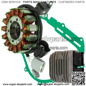 Stator & Regulator for Yamaha 700 YXR700F Fi Hunter 08 09 11-13 W/Gasket