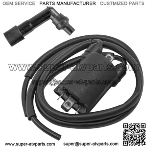 Ignition Coil w/ Spark Plug Boot Cap For Kawasaki Vulcan 1600 VN1600 2003-2008