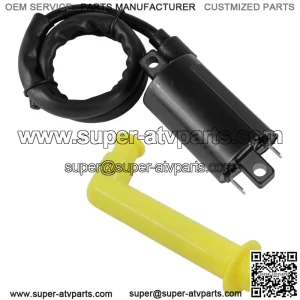 Ignition Coil W/Spark Plug Boot Cap For Honda Rincon 680 TRX680FGA 4x4 2006-2009