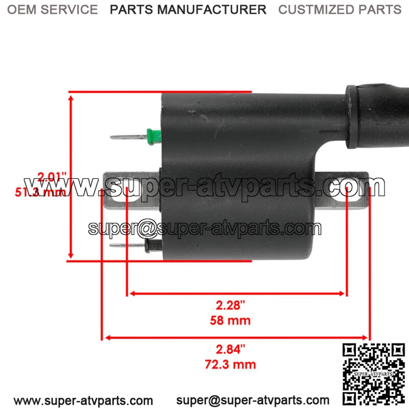 2x Ignition Coil for Honda Pioneer 1000 SXS1000M3 / 1000-5 SXS1000M5 2016-2021 - Image 2