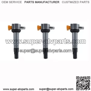 3 Pack Ignition Stick Coil for Can-Am Maverick X3 900 HO 2018 OEM# 420666141 (For: Can-Am Maverick X3 900 HO)