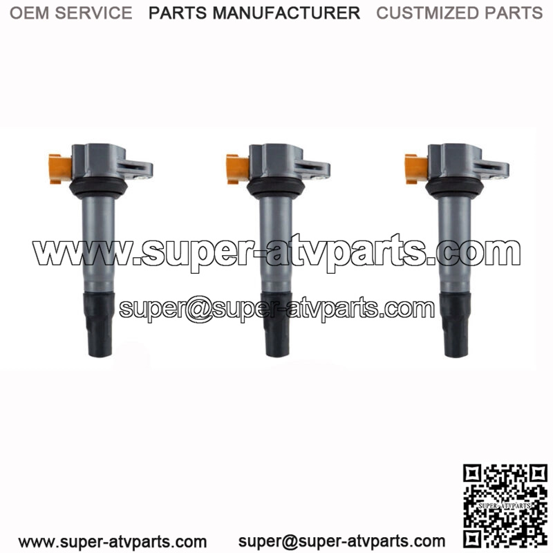 3 Pack Ignition Stick Coil for Can-Am Maverick X3 900 HO 2018 OEM# 420666141 (For: Can-Am Maverick X3 900 HO)