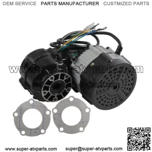 500W 48V Electric Differential Axle Brushless Motor Kit Go kart ATV Quad Buggy