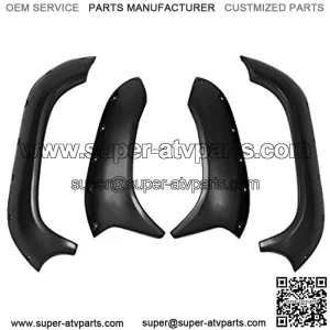 04-07 Yamaha 660: ATV Fender Flares - 2" Textured Black