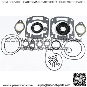 Arctic Cat Full Engine Gasket Set 550cc Cougar, Mtn. Cat, Dlx 1995-1998 Snowmobile Liquid Cooled 2 Cylinder PWC 123-10012