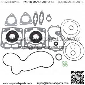 Polaris Full Engine Gasket Set 600cc HO RMK 2007-2008 Snowmobile Liquid Cooled 2 Cylinder PWC 123-12014
