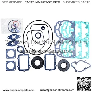 Full Engine Gasket Set 594.4 cc Engine Type 600 GSX, GTX 600 HOSport,LTD 2004-2008 Snowmobile Liquid Cooled 2 Cylinder PWC 123-15010