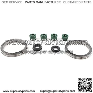 Kunpengzhao 1 Juego de Kit de Juntas de Sello de Cilindro del Motor Completo para LTR 450 LTR450 2006 2007 2008 2009 Veh??culo Todo TerPiezas de Juntas Completas para la Motocicleta