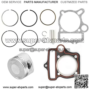 Piezas de motor, 125 cc 54 mm, juego de pistones de juntas para ATV Go Kart Bike