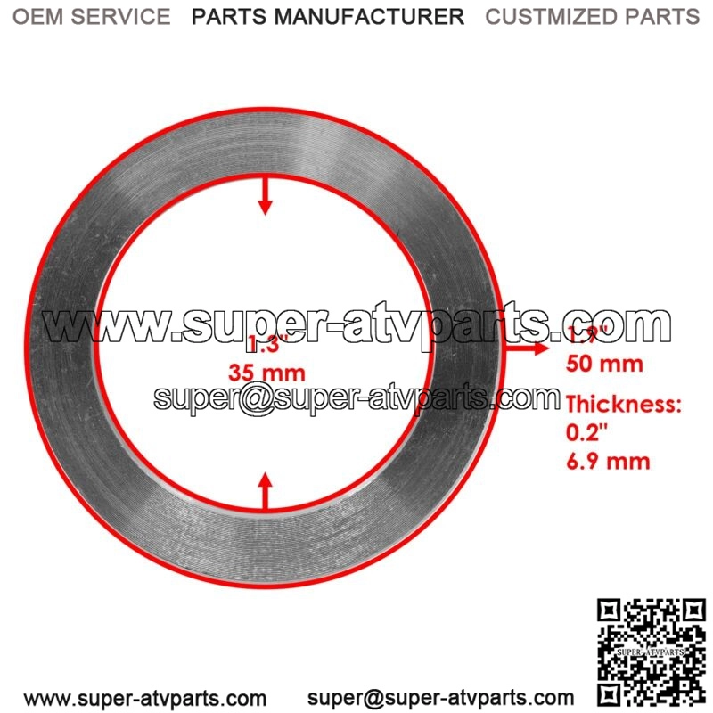 0823-292 Transmission Moveable Drive sheave Spacer For Arctic Cat ATV - Image 2