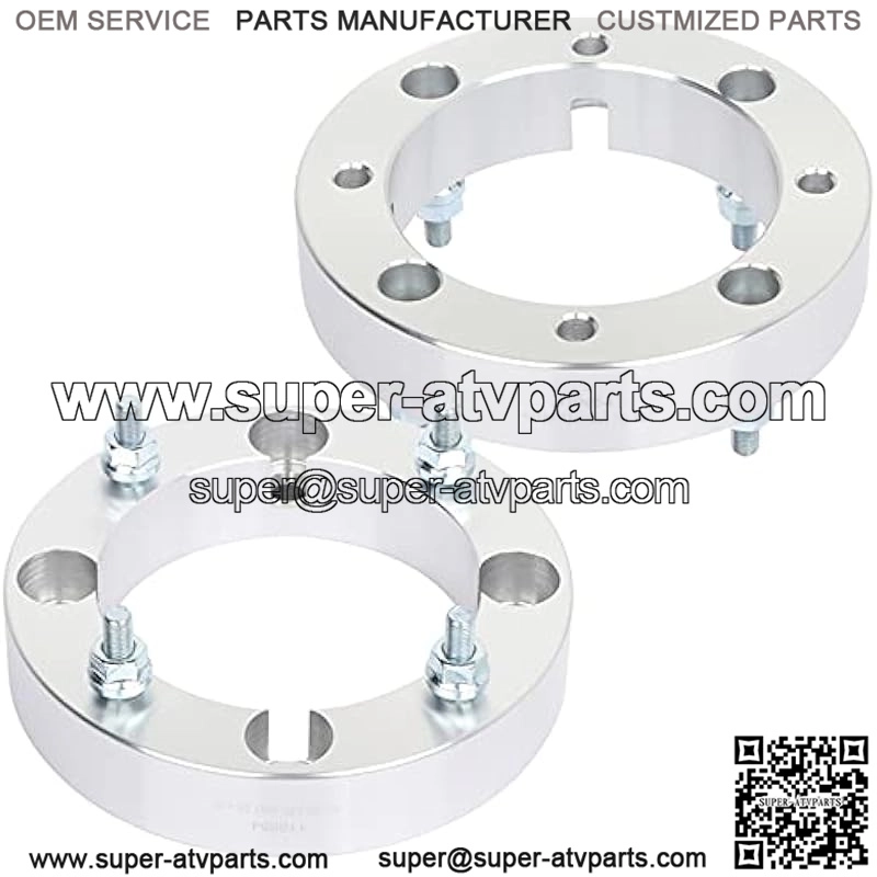 2Pcs 4x156 to 4x156 Wheel Spacers 1.5 inch 4 Lug 10x1.25 Studs 131mm Bore Wheel Spacers fits for 2014-2017 for RZR XP 4 1000 Wheel Spacers 2013-2017 for Ranger XP 900 Wheel Spacers