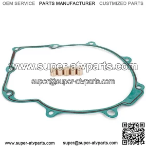 5pcs Wet Clutch Slug Kit & Gasket for Yamaha 660 Rhino 2004-2007 Grizzly 660 2002-2008