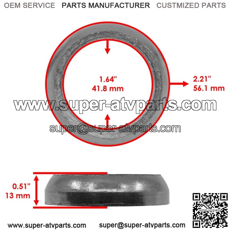 2612-615 2612615 Exhaust Gasket kit For Arctic Cat SnowMobile - Image 4