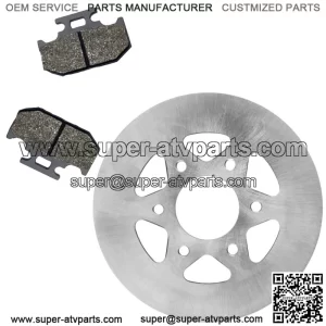 Rear Parking Brake Disc Rotor W/Pads for Yamaha 700 YXR700 4X4 2008-2013