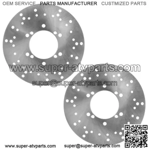Two Brake Disc Rotor Front for Polaris Sportsman 500 4x4 HO ATV 2001 2002 2003
