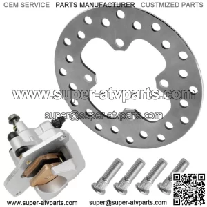 Brake Caliper Right Front W/ Disc & Studs For Honda Rancher TRX420TM 2014-2022