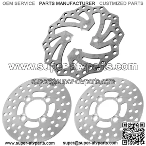 Front and Rear Brake Disc Rotor for Yamaha YFZ450R / YFZ450RSE Special 2009-2021