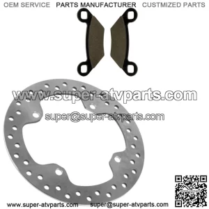 Front or Rear Brake Disc w/Pads for Polaris Sportsman 850 Touring Forest 2010-14