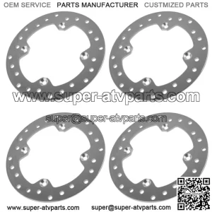 4x Brake Disc Rotor Front/Rear NEW for CanAm Outlander MAX 450 6x6 2019-2022