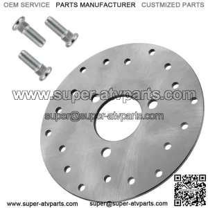 Rear Brake Disc Rotor w/ Bolts fits Polaris Scrambler 500 4x4 2x4 2001 2002-2004