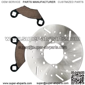 Front Brake Disc Rotor Pad For Polaris Xplorer 400 400L 4X4 1995 1996 1997-2000