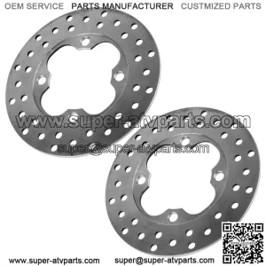 2 Front Brake Disc Rotor fits Honda Rancher 420 TRX420FPE 4x4 ES EPS 2009 - 2013