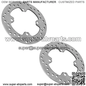 Front/Rear Brake Disc Rotor For Honda Pioneer 1000-5 SXS1000M3 Forest 2022