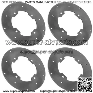 4x Front & Rear Brake Disc for Arctic Cat Wildcat Trail 700 4x4 2014-2017 2020