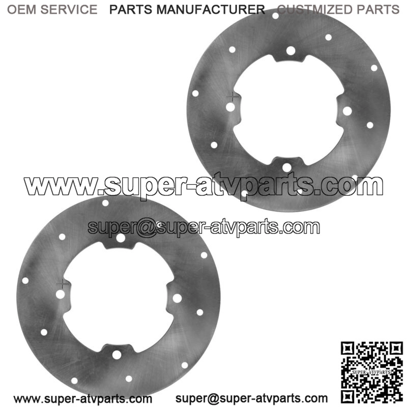 2xRear Right & Left Brake Disc for Arctic Cat Wildcat Trail 700 2014 2015-2017 - Image 3