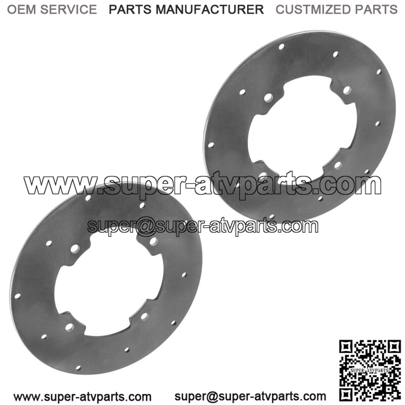 2xRear Right & Left Brake Disc for Arctic Cat Wildcat Trail 700 2014 2015-2017 - Image 4