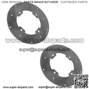 2xRear Right & Left Brake Disc for Arctic Cat Wildcat X 1000 2013 2014 2015 2016