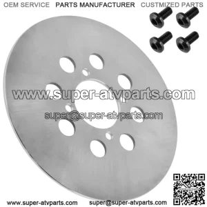 Rear Right Brake Disc with Bolts for Yamaha Banshee 350 1987 1988 1989 1990-2001